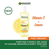 Garnier SkinActive Vitamin C Purifying Gel Wash - Brighten & Purify