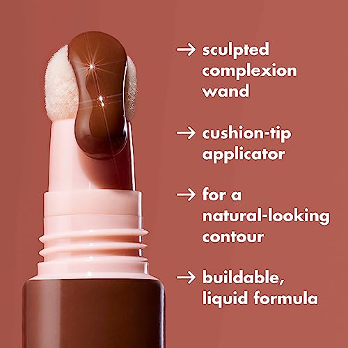 e.l.f. Halo Glow Contour Beauty Wand - Liquid Contour for Naturally Shaped Look | Buildable, Vegan & Cruelty-Free, Fair/Light, 10 ml