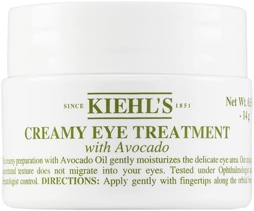 Kiehl's Creamy Avocado Eye Treatment - Reduce Puffiness & Dark Circles (0.5 oz)