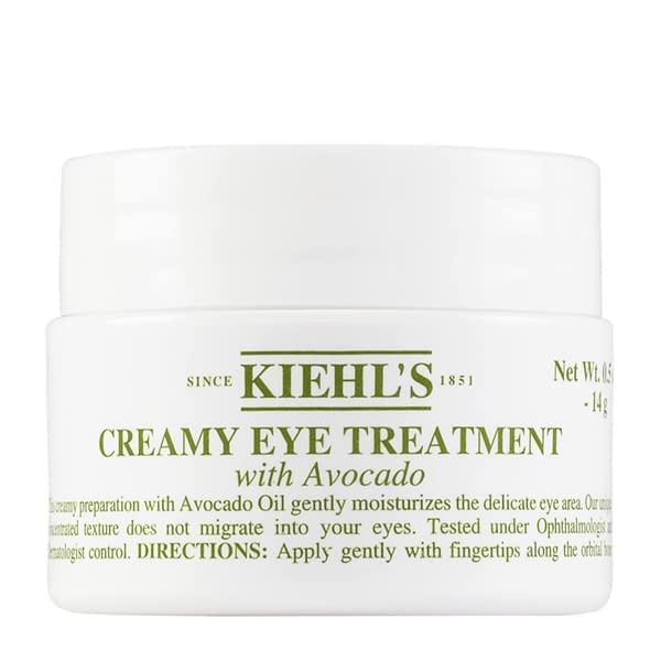 Kiehl's Creamy Avocado Eye Treatment - Reduce Puffiness & Dark Circles (0.5 oz)