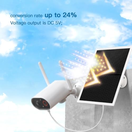 10W IP66 Waterproof Solar Panel for Security Cameras