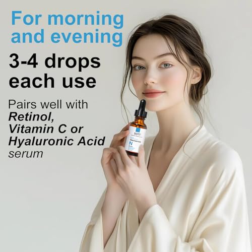 Niacinamide 10% + Zinc 1% Face Serum with B5 & Hyaluronic Acid – Pore Reducer & Acne Marks