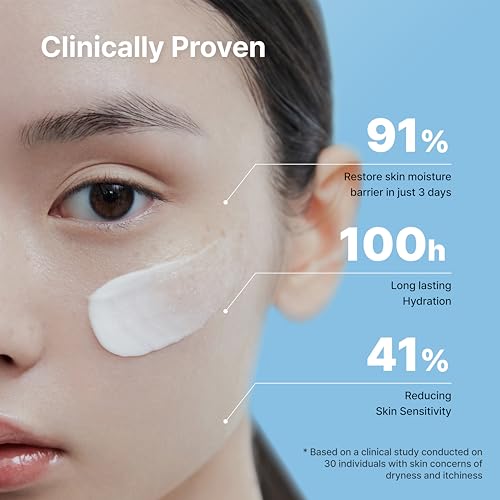 Moisturizing Ceramide Cream for Dry Skin, Vegan, Fragrance Free, Gentle for Babies and Adults