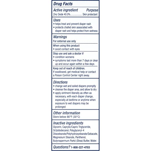 Aquaphor Baby Diaper Rash Paste 3.5 oz - Soothing Protection for Sensitive Skin