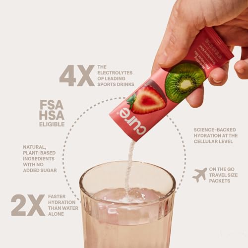 CURE HYDRATION MIX | Plant-Based Electrolyte Drink | No Added Sugar (Tropical Punch)