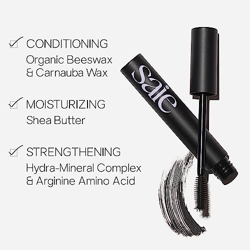 Saie Mascara 101: Lengthening & Volumizing Mascara