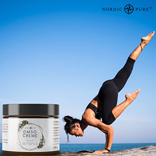 Nordic Pure DMSO 99.9% Cream Pharmacy Grade Topical Solution for Pain Relief