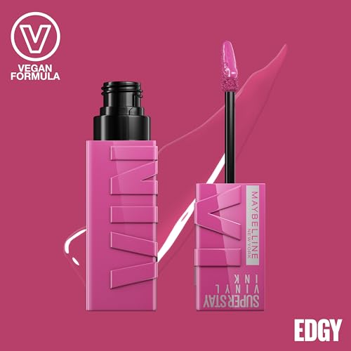 Maybelline New York SuperStay Vinyl Ink Liquid Lipstick - Edgy Pink 165