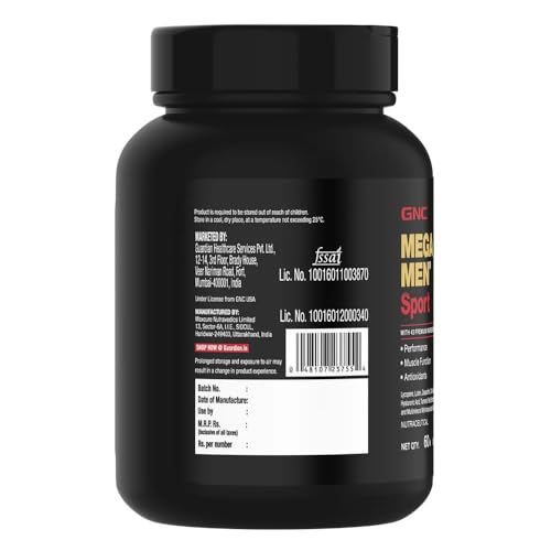 GNC Mega Men Sport Multivitamin - 60 Caplets