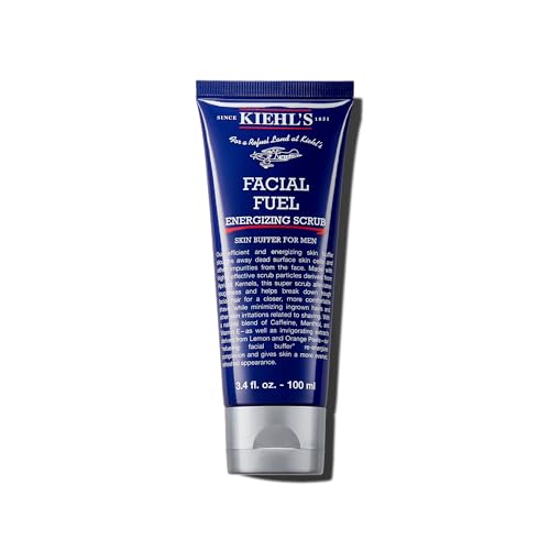 Kiehl's Facial Fuel Exfoliating Face Scrub: Deep Cleanse for Men