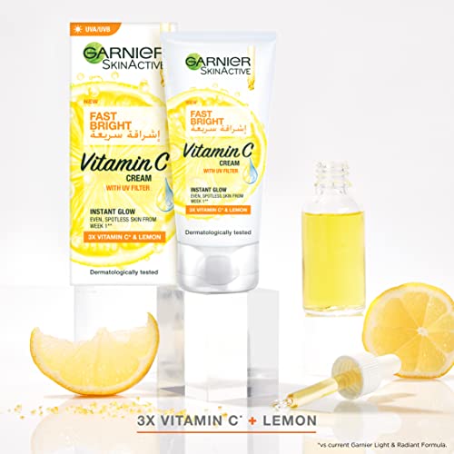 Garnier Fast Bright Day Cream with 3x Vitamin C - 50ml