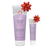 First Aid Beauty KP Bump Eraser Body Scrub Exfoliant with 10% AHA – 8 oz + Bonus 1 oz Travel Size