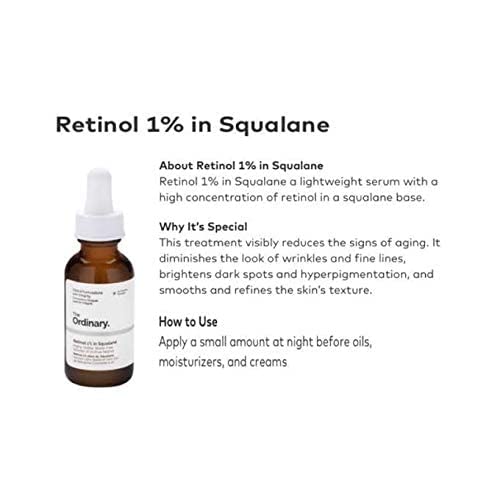 The Ordinary Retinol 1% in Squalane - Anti-Aging Serum for Youthful Skin (30ml)