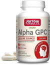 Jarrow Formulas Alpha GPC 300mg - Brain & Cognitive Support - 60 Caps