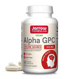 Jarrow Formulas Alpha GPC 300mg - 60 Veggie Caps - Enhanced Brain Function & Cognitive Support