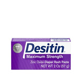 Desitin Maximum Strength Baby Diaper Rash Cream 2 oz (Pack of 6) - Travel Size Protection