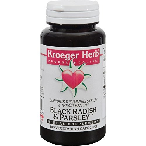 Kroeger Herb Black Radish & Parsley Capsules 100 Count