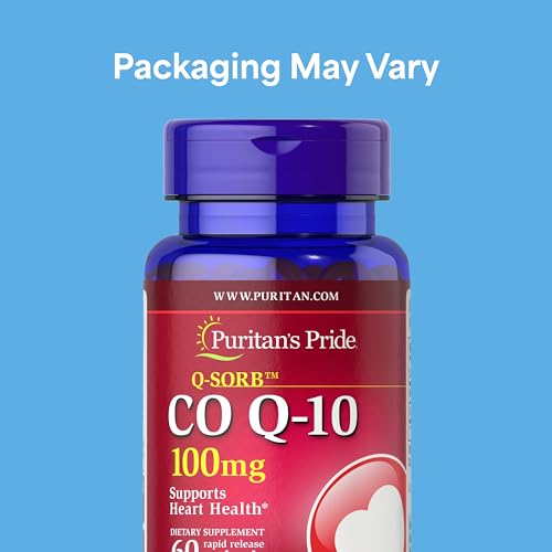 Puritan's Pride Q-sorb CoQ10 100 mg Supplement - 60 Rapid Release Softgels