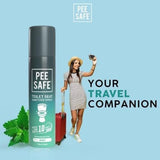 Pee Safe Mint Toilet Seat Sanitizer Spray - Fresh 75ml Hygiene Essential