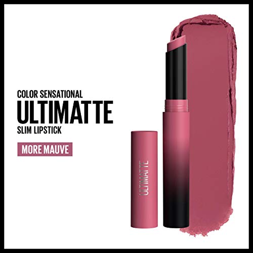 Maybelline Color Sensational Ultimatte Slim Matte Lipstick - More Mauve, Purple Mauve Pink