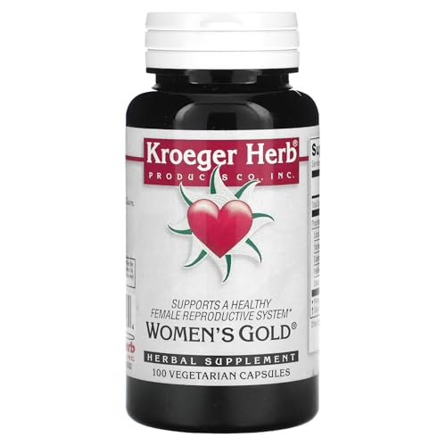 Kroeger Herb Women's Gold Supplement - 100 Capsules for Female Wellness