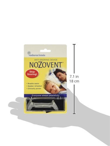 Nozovent Anti-Snoring Nasal Device (2 Pack) - Improved Sleep Quality