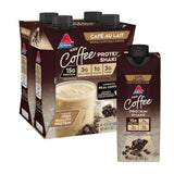 Atkins Iced Coffee Cafe Au Lait Protein Shake - Ready to Drink, High Protein, Convenient 4-Pack