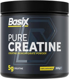 Basix Pure Creatine Monohydrate Powder - 300g | Unflavored | Muscle Strength & Recovery