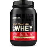 Optimum Nutrition Gold Standard 100% Whey Protein - 24g Protein, Vanilla Ice Cream, 2 lb