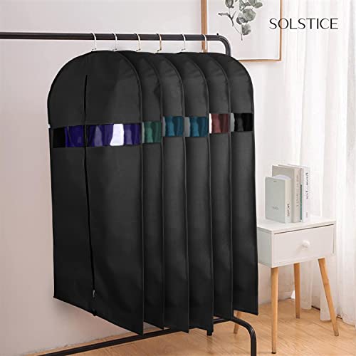 SOLSTICE Black Garment Suit Cover for Travel and Storage Protection