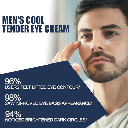 Men's Anti-Aging Eye Cream for Fine Lines and Under-Eye Bags, Hydration & Tightening, 15g