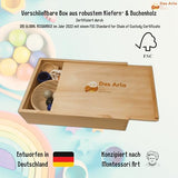 Eco-Friendly Wooden Sorting & Counting Toy for Toddlers