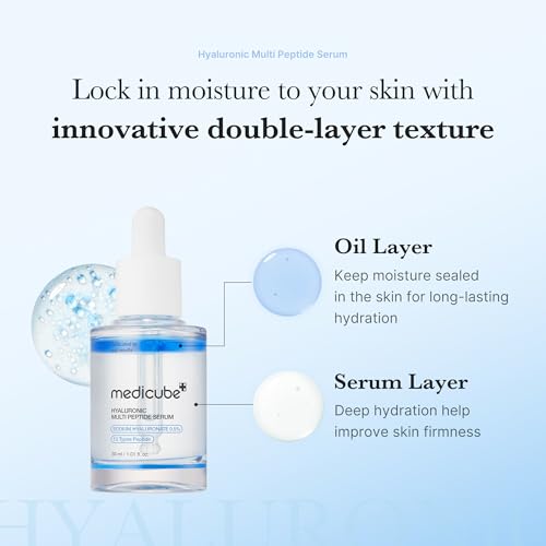 Korean Hyaluronic Acid Multipeptide Serum - Korean Beauty Essence for Moisturizing & Radiant Skin