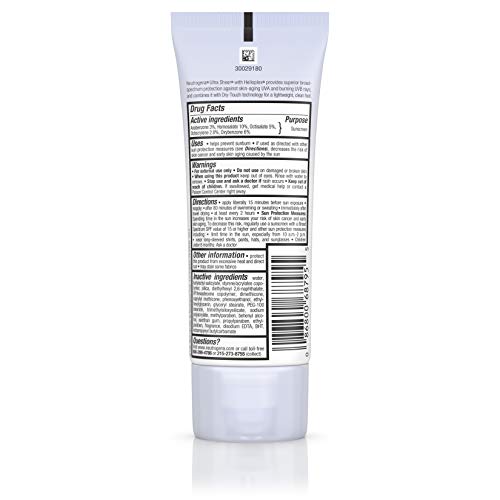 Neutrogena Ultra Sheer Dry Touch Sunscreen SPF 45 - Lightweight, Non-Greasy, Broad Spectrum Protection (3.0 fl. oz, 88ml)