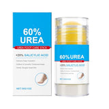 Urea Foot Care Stick - 60% Urea Cream with 2% Salicylic Acid for Dry Cracked Feet, Knees, Elbows & Hands