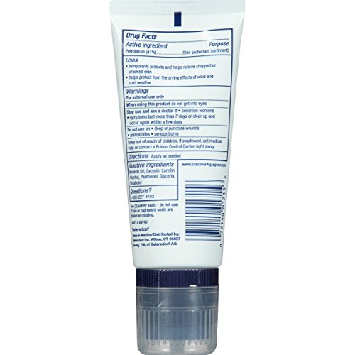 Aquaphor Healing Ointment with Touch-Free Applicator - 3 oz Tube | For Dry, Chapped Skin