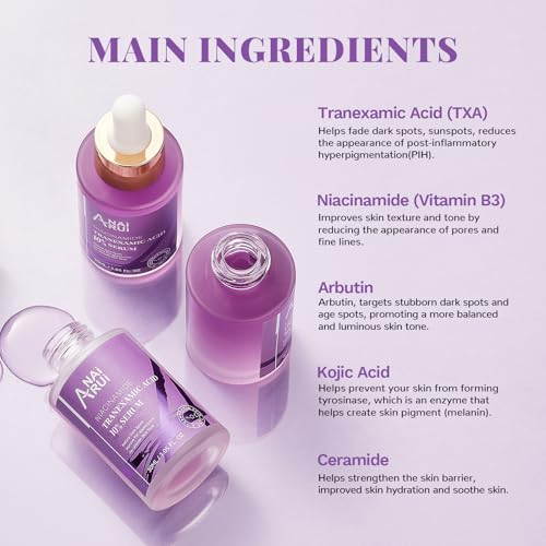 ANAI RUI 10% Tranexamic Acid Serum with Niacinamide & Kojic Acid - Brightening Complex, 1.05 fl.oz.