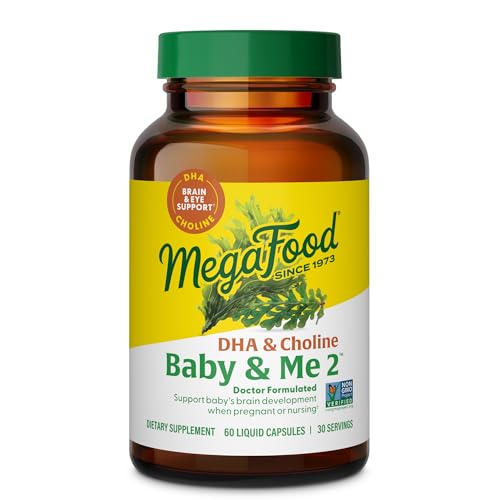 MegaFood Baby & Me 2 Prenatal DHA & Choline - 60 Capsules