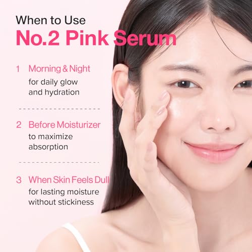 numbuzin No.2 Rose PDRN Collagen Plumping Serum – Hydrating & Firming Korean Skincare Serum for Dry & Combination Skin (1.01 fl.oz.)