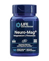 Life Extension Neuro-mag Magnesium L-threonate, Magtein, Magnesium Supplement, Brain Health, Memory & Attention, Gluten Free, Vegetarian, Non-GMO, 90 Vegetarian Capsules