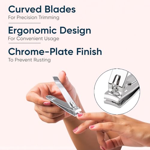 Vega Professional Large Nail Clipper - Precision Cutting for Strong Nails, 1 Piece