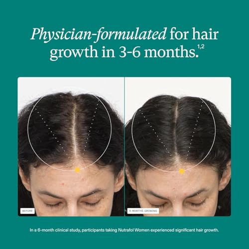 Nutrafol Hair Loss Thinning Supplement for Women - 120 Capsules | Hair Growth & Thickness Support