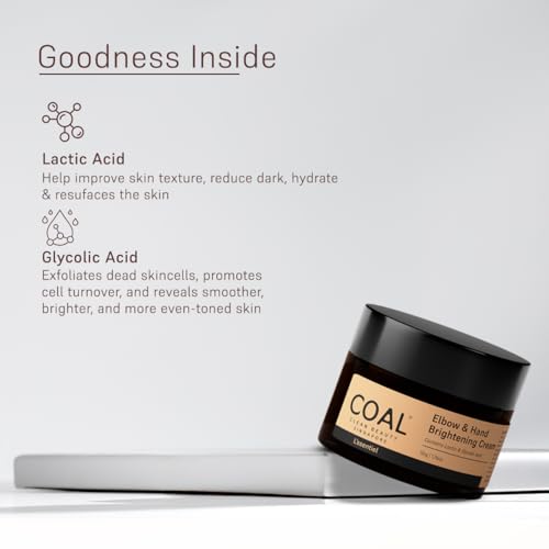 Coal Clean Beauty Brightening Gel Cream for Men Women, 50 GM