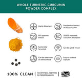 Organic Turmeric & Curcumin Complex with Black Pepper - 95% Curcumin - Vegan Capsules - Made in UK - Pack of 2 (60 Vegecaps)