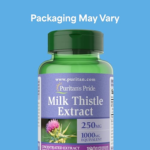 Puritan's Pride Milk Thistle - Liver Support Softgels