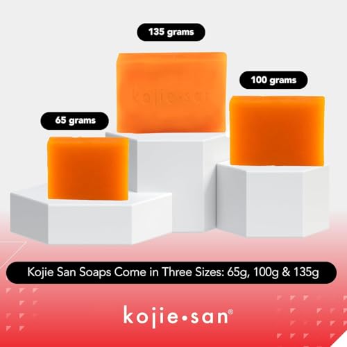 Kojie San Skin Lightening Kojic Acid Soap - 135g - Brightens & Evens Skin Tone