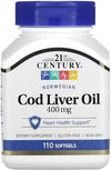 21st Century Norwegian Cod Liver Oil - 110 Softgels
