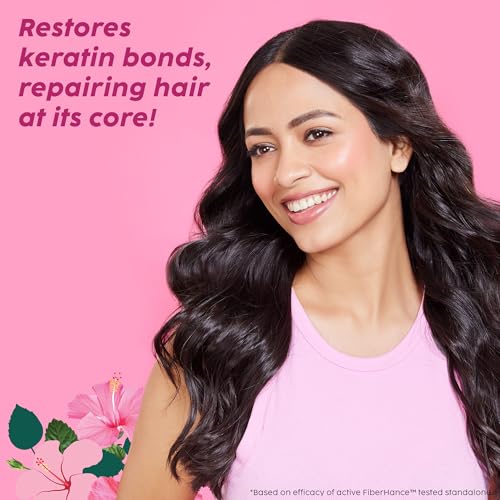 Plix Hibiscus Bond Repair Advanced Shampoo | 200ml Frizz Control for Damaged Hair