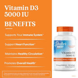 Doctor's Best, Vitamin D3, 125 mcg (5,000 IU), 720 Softgels
