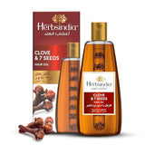 Herbsindia Clove & 7 Herbal Seeds Hair Oil - Thicker & Shinier Hair - 180ml